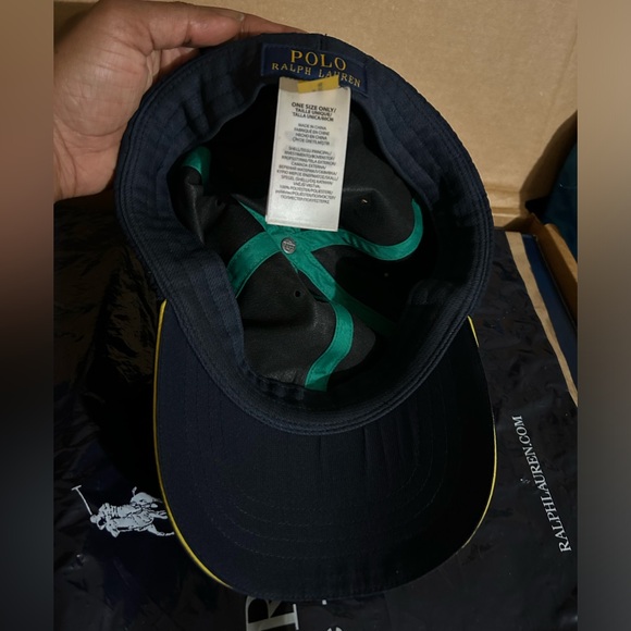 Polo Ralph Lauren Navy Multicolor Spellout Hat - Picture 3 of 4